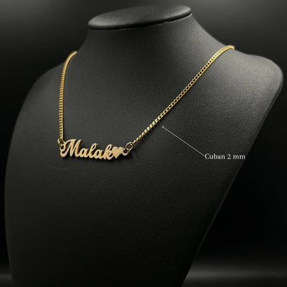 Hand written name - Heart